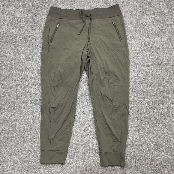 Athleta Pants Womens Medium Lightweight Joggers Zip Pocket Stretch Activewear - Picture 1 of 11